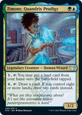 Zimone, Quandrix Prodigy - 250: Strixhaven: School of Mages