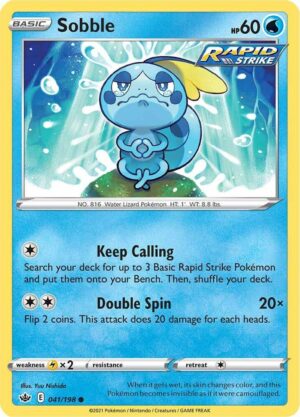 Sobble - 041/198: SWSH06: Chilling Reign