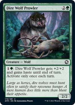 Dire Wolf Prowler - 179: Adventures in the Forgotten Realms