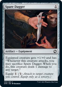 Spare Dagger - 250: Adventures in the Forgotten Realms