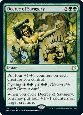 Decree of Savagery - 156: Commander: Adventures in the Forgotten Realms