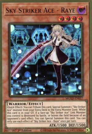 Sky Striker Ace - Raye - MGED-EN017: Maximum Gold: El Dorado (MP)