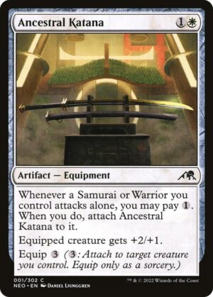 Ancestral Katana - 1: Kamigawa: Neon Dynasty
