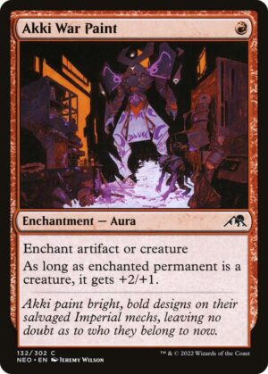 Akki War Paint - 132: Kamigawa: Neon Dynasty
