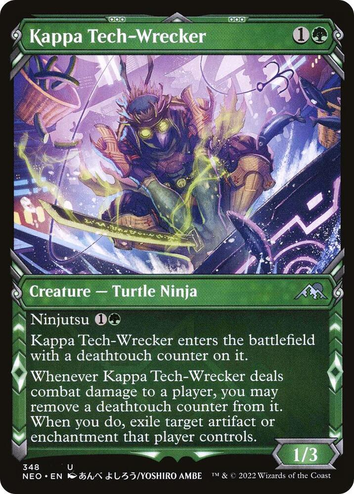Kappa Tech-Wrecker (Showcase) - 348: Kamigawa: Neon Dynasty