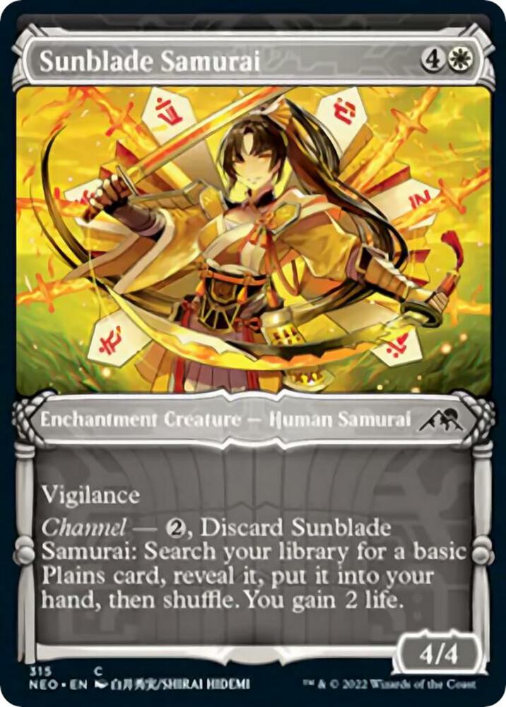 Sunblade Samurai (Showcase) - 315: Kamigawa: Neon Dynasty