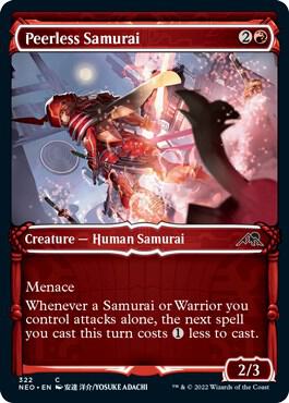Peerless Samurai (Showcase) - 322: Kamigawa: Neon Dynasty