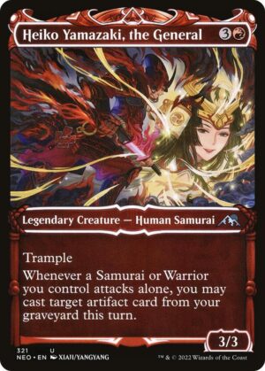Heiko Yamazaki, the General (Showcase) - 321: Kamigawa: Neon Dynasty