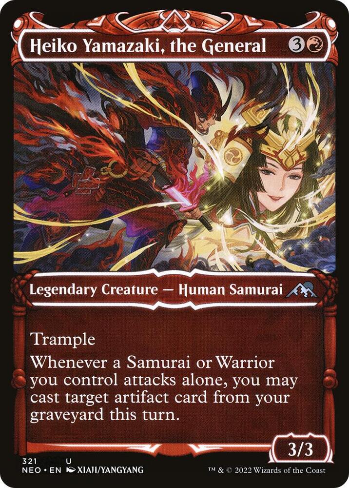 Heiko Yamazaki, the General (Showcase) - 321: Kamigawa: Neon Dynasty