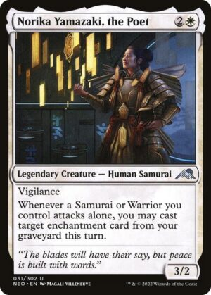 Norika Yamazaki, the Poet - 31: Kamigawa: Neon Dynasty