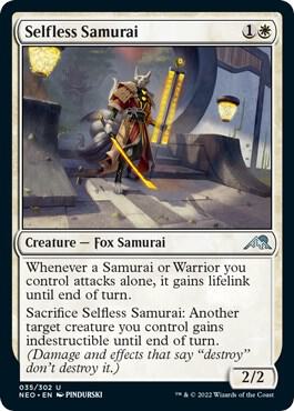 Selfless Samurai - 35: Kamigawa: Neon Dynasty