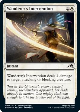 Wanderer's Intervention - 41: Kamigawa: Neon Dynasty