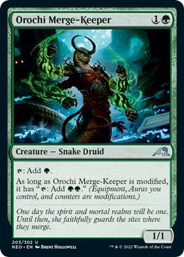 Orochi Merge-Keeper - 203: Kamigawa: Neon Dynasty