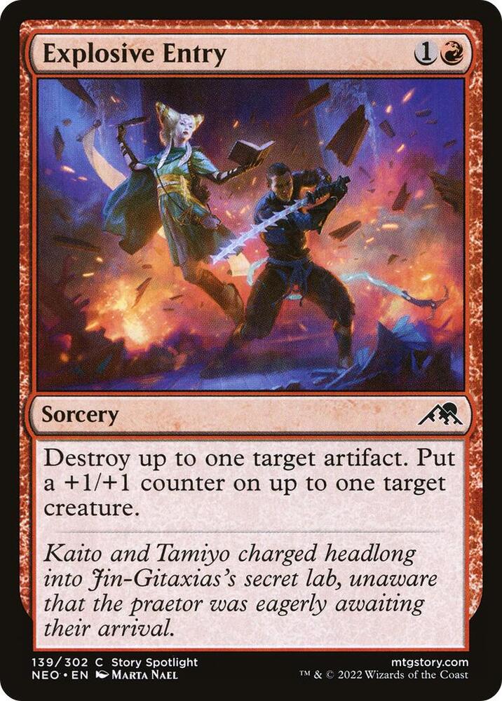 Explosive Entry - 139: Kamigawa: Neon Dynasty