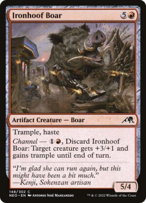 Ironhoof Boar - 148: Kamigawa: Neon Dynasty