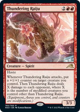 Thundering Raiju - 166: Kamigawa: Neon Dynasty