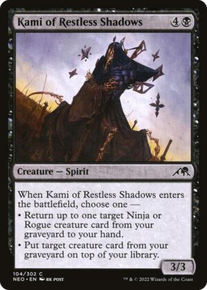 Kami of Restless Shadows - 104: Kamigawa: Neon Dynasty