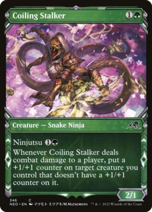 Coiling Stalker (Showcase) - 346: Kamigawa: Neon Dynasty