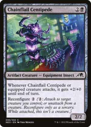 Chainflail Centipede - 90: Kamigawa: Neon Dynasty