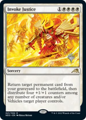 Invoke Justice - 21: Promo Pack: Kamigawa: Neon Dynasty