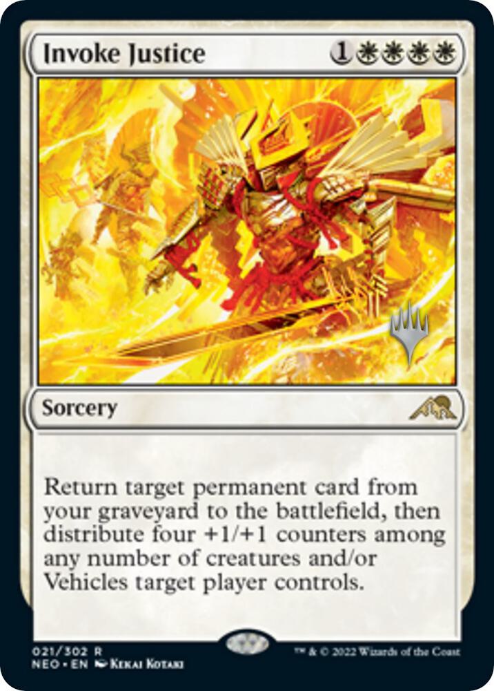 Invoke Justice - 21: Promo Pack: Kamigawa: Neon Dynasty