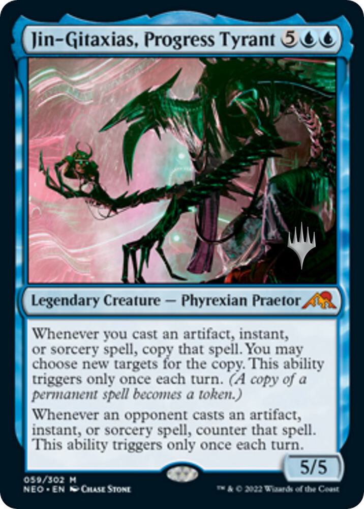 Jin-Gitaxias, Progress Tyrant - 59: Promo Pack: Kamigawa: Neon Dynasty