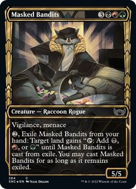 Masked Bandits (Gilded Foil) - 384: Streets of New Capenna