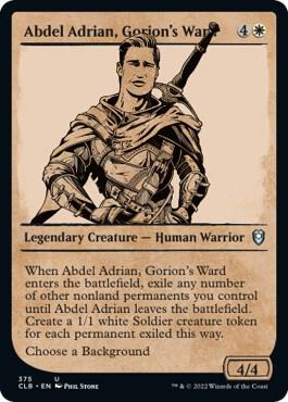 Abdel Adrian, Gorion's Ward (Showcase) - 375: Commander Legends: Battle for Baldur's Gate