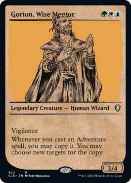 Gorion, Wise Mentor (Showcase) - 423: Commander Legends: Battle for Baldur's Gate