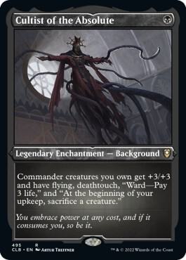 Cultist of the Absolute (Foil Etched) - 495: Commander Legends: Battle for Baldur's Gate