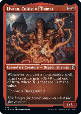 Livaan, Cultist of Tiamat (Foil Etched) - 508: Commander Legends: Battle for Baldur's Gate