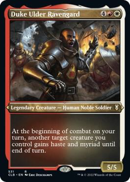 Duke Ulder Ravengard (Foil Etched) - 531: Commander Legends: Battle for Baldur's Gate