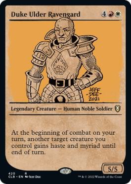 Duke Ulder Ravengard (Showcase) - 420: Commander Legends: Battle for Baldur's Gate