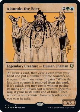 Alaundo the Seer (Showcase) - 412: Commander Legends: Battle for Baldur's Gate