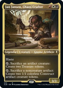 Jan Jansen, Chaos Crafter (Foil Etched) - 535: Commander Legends: Battle for Baldur's Gate