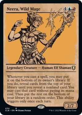 Neera, Wild Mage (Showcase) - 434: Commander Legends: Battle for Baldur's Gate