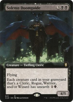 Solemn Doomguide (Extended Art) - 625: Commander Legends: Battle for Baldur's Gate