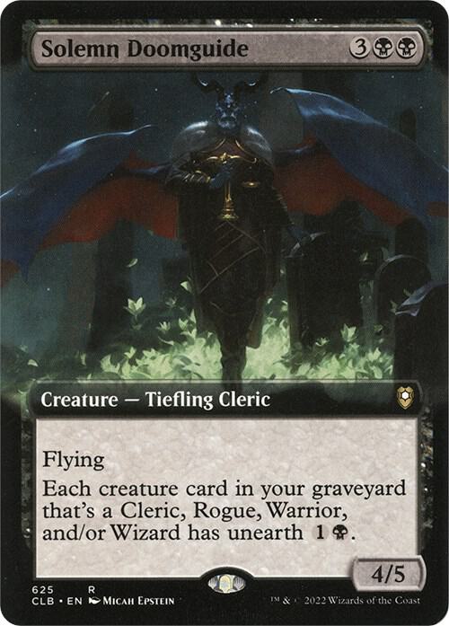 Solemn Doomguide (Extended Art) - 625: Commander Legends: Battle for Baldur's Gate