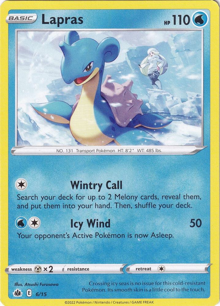 Lapras - 6/15 - 006/015: McDonald's Promos 2022
