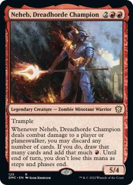 Neheb, Dreadhorde Champion - 125: Commander: Dominaria United