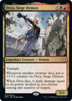 Orca, Siege Demon - 37: Commander: Dominaria United