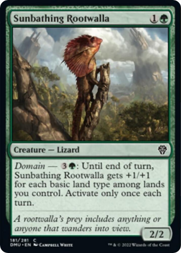 Sunbathing Rootwalla - 181: Dominaria United