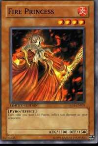 Fire Princess - GLD1-EN005: Gold Series 2008