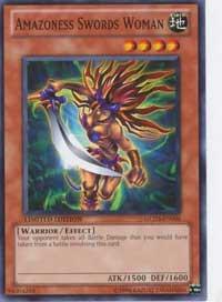 Amazoness Swords Woman - GLD3-EN006: Gold Series 3