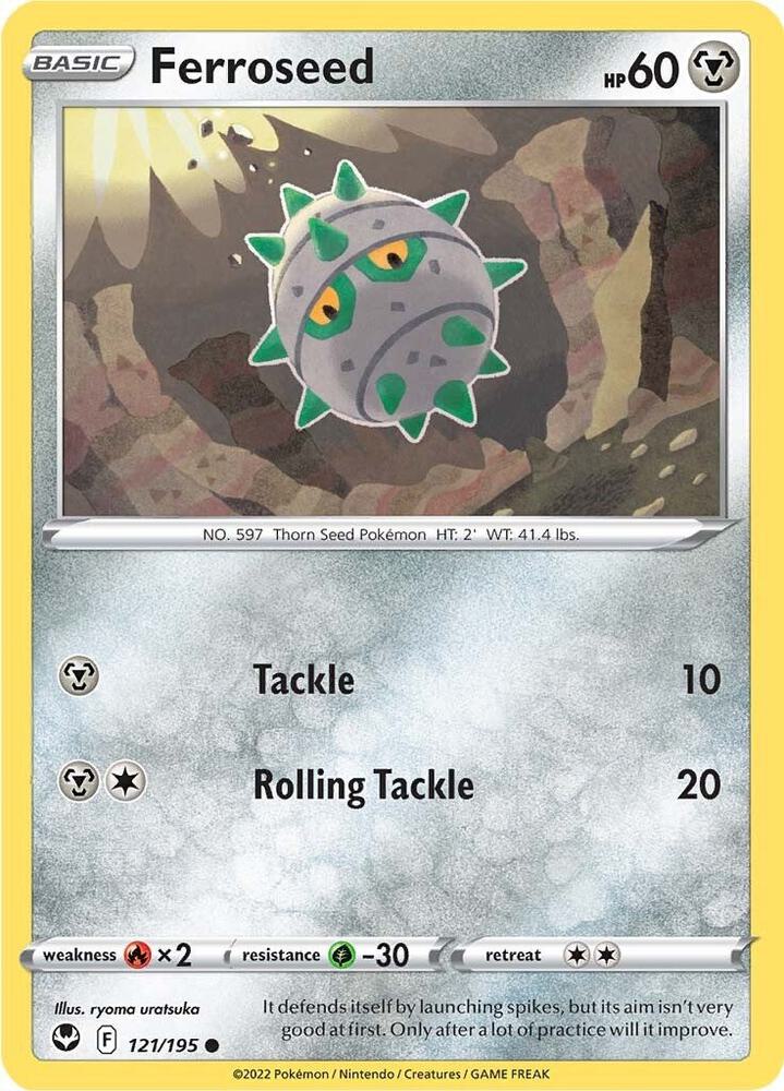 Ferroseed - 121/195: SWSH12: Silver Tempest