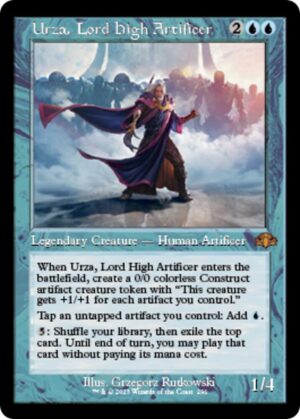 Urza, Lord High Artificer (Retro Frame) - 296: Dominaria Remastered