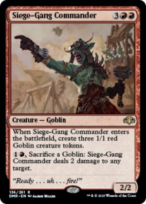 Siege-Gang Commander - 136: Dominaria Remastered