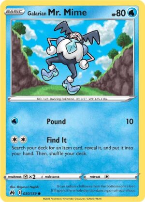 Galarian Mr. Mime - 030/159: Crown Zenith