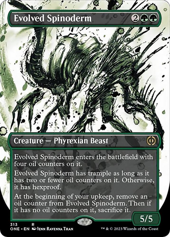 Evolved Spinoderm (Showcase) - 313: Phyrexia: All Will Be One