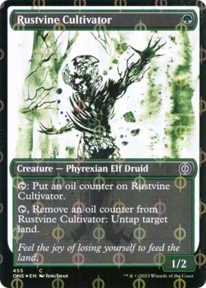 Rustvine Cultivator (Showcase) (Step-and-Compleat Foil) - 455: Phyrexia: All Will Be One